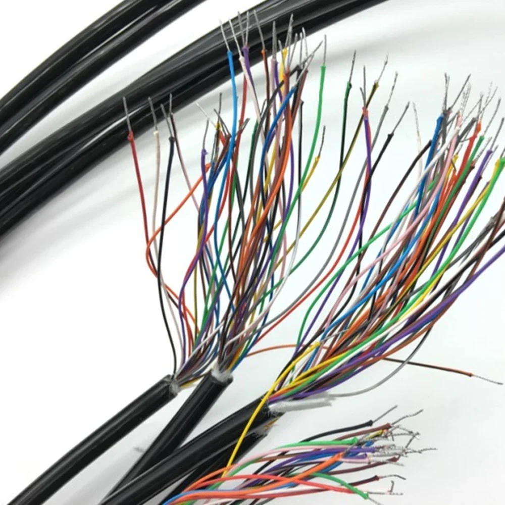 NEW MPG Spring Spiral Cable for CNC Hand-wheel 3/5/7/10/15m Meters 12/16/19/21/26 Cores