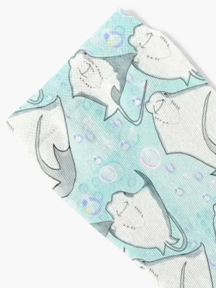 Happy Stingrays Socks Men's hiphop christmas gift Rugby Men's Socks Women's