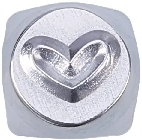 1 Pc 6mm Heart Design Stamps Metal Punch Stamp Stamping Tool -Electroplated Hard Carbon Steel Tools to Punch Metal