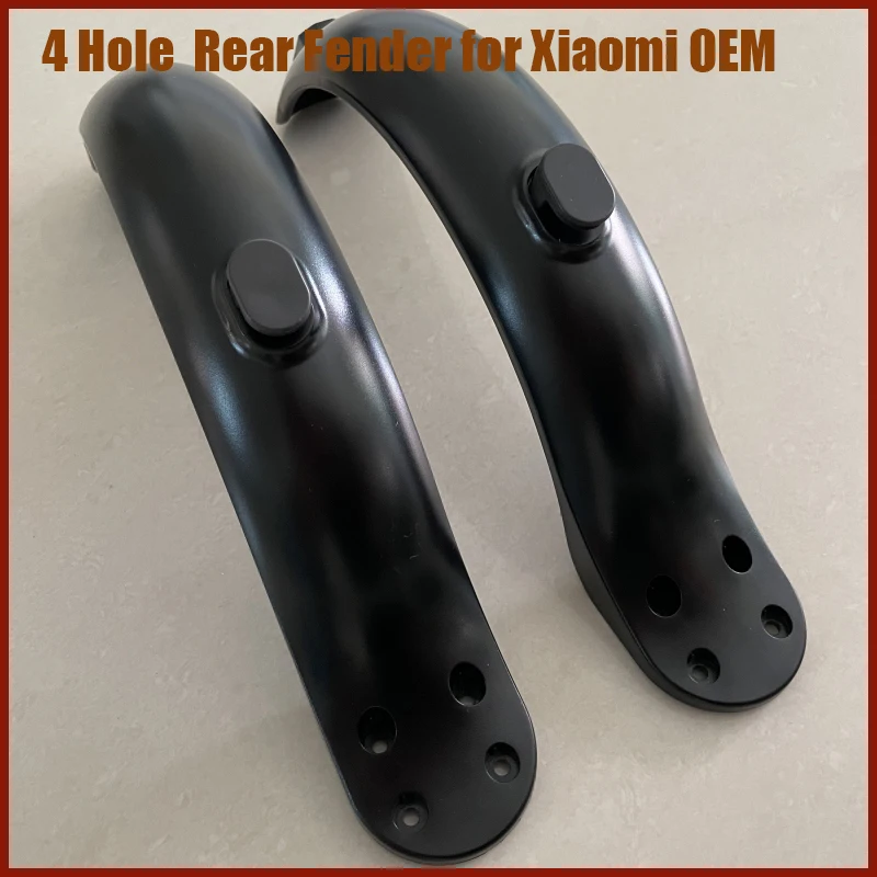 4 Hole Mudguard Rear Fender Tail Light for Xiaomi Mijia OEM Electric Scooter Accessories  Brake Light 8.5 Inch Splash Guard Part