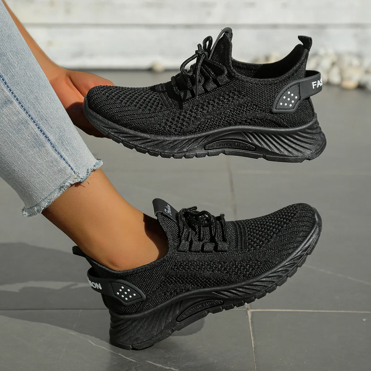 Men Casual Sneaker Fall 2025 New Fashion Leisure Sports Single Shoes Wholesale Cross-Border Factory Trend Fly Weaving