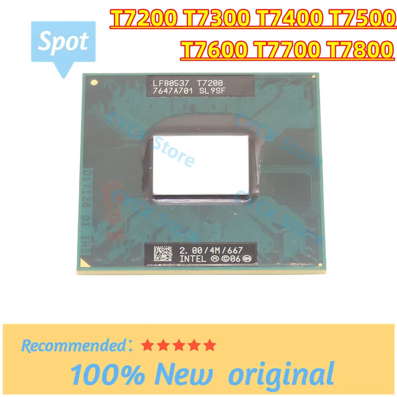 2 Duo T7200 T7300 T7400 T7500 T7600 T7700 T7800 Processor Notebook Laptop CPU Socket 479 Dual-Core 667 MHz 2.0Ghz 4MB Cache