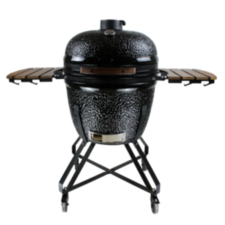 

24 Inch Ceramic Rotisserie Duplex Portable Round Kamado Bbq Grill