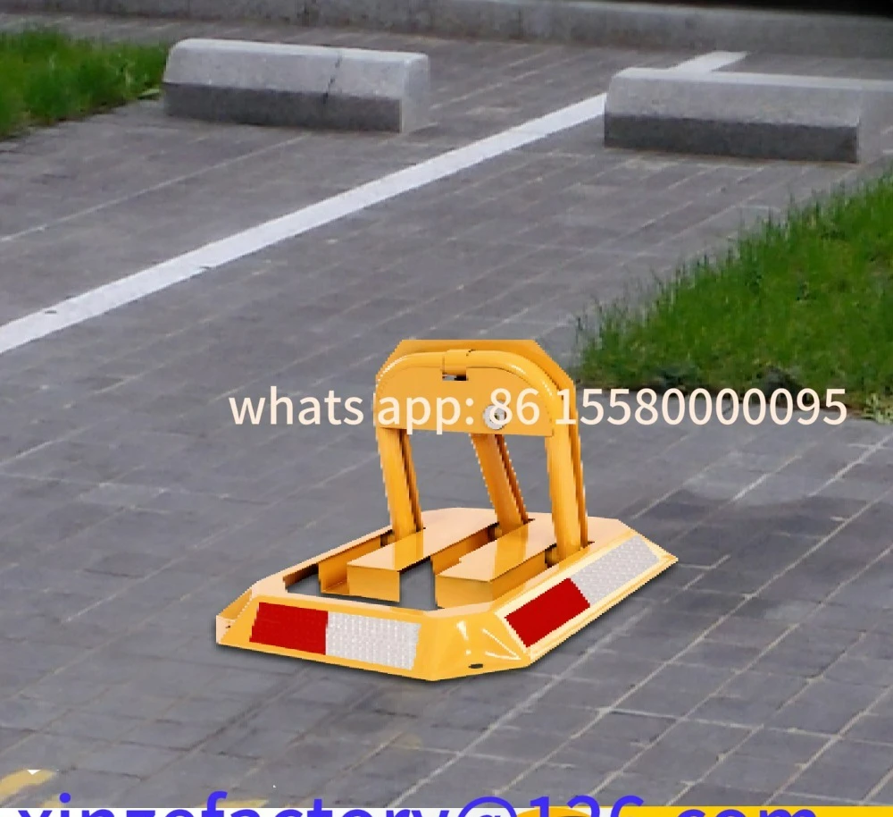 

Customizable Private Driveway Dual-Lock Parking Steel Manual Parking Barrier Folding Car Parking