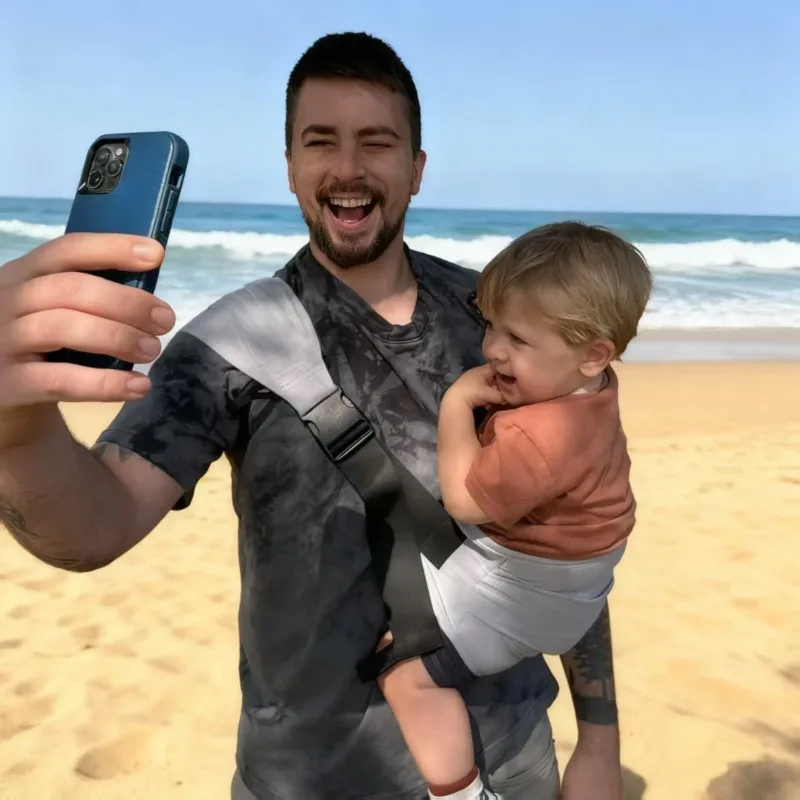 Портативная переноска-кенгуру, аксессуары для малышей, многофункциональный ремень, сумка для младенцев, регулируемый ремень на плечо, высококачественный слинг для детей