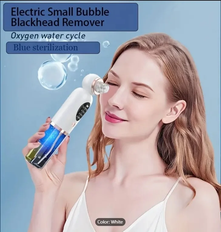 المكتبة الذكية Liman Beauty Product الكهربائية مايكرو فقاعة دورة المياه شد الوجه منظف الوجه سيليكون مزيل الرؤوس السوداء حب الشباب Pi #4