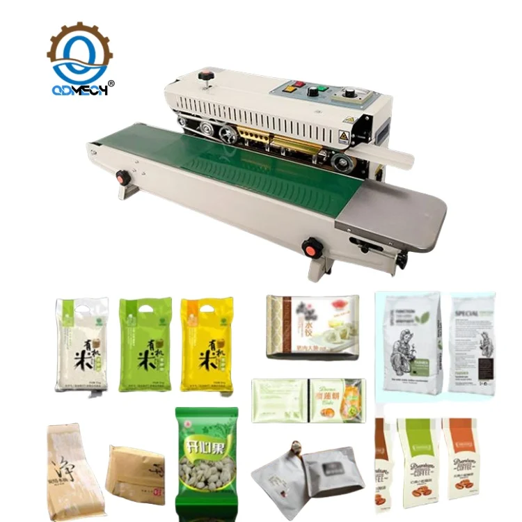 

QDMECH High Speed Automatic Small Business Paper Packaging Plastic Bags Sealing Machine With CE Certificate