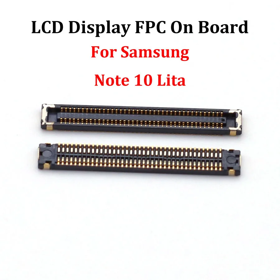 10Pcs LCD Display Screen FPC Connector For Samsung S21 Plus S22 Ultra S23 S24 S20 FE USB Charger On Mainboard Plug Flex Cable