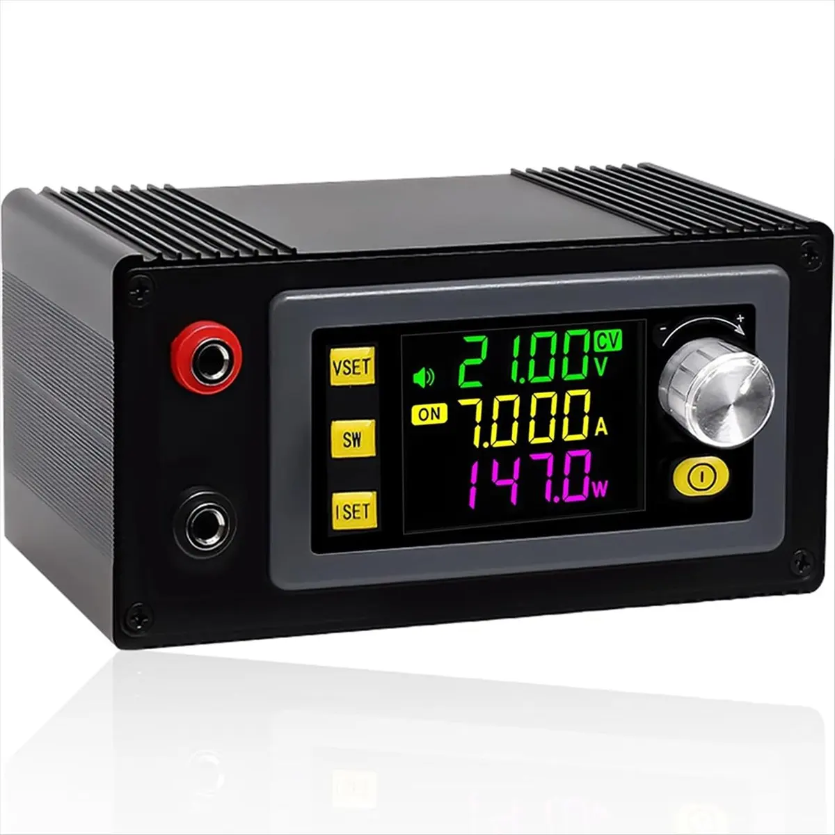 AA19 DC Adjustable Buck Boost Converter,150W DC 6-36V to 0-36V Voltage Regulator with Case 12V 24V 150W CC CV LCD Screen