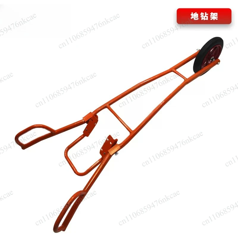 Foot-stepping Ground Drilling Rack Hand-cranked Hand-pushed Agricultural Hole-drilling Ground Shelf for Small Planting Machine