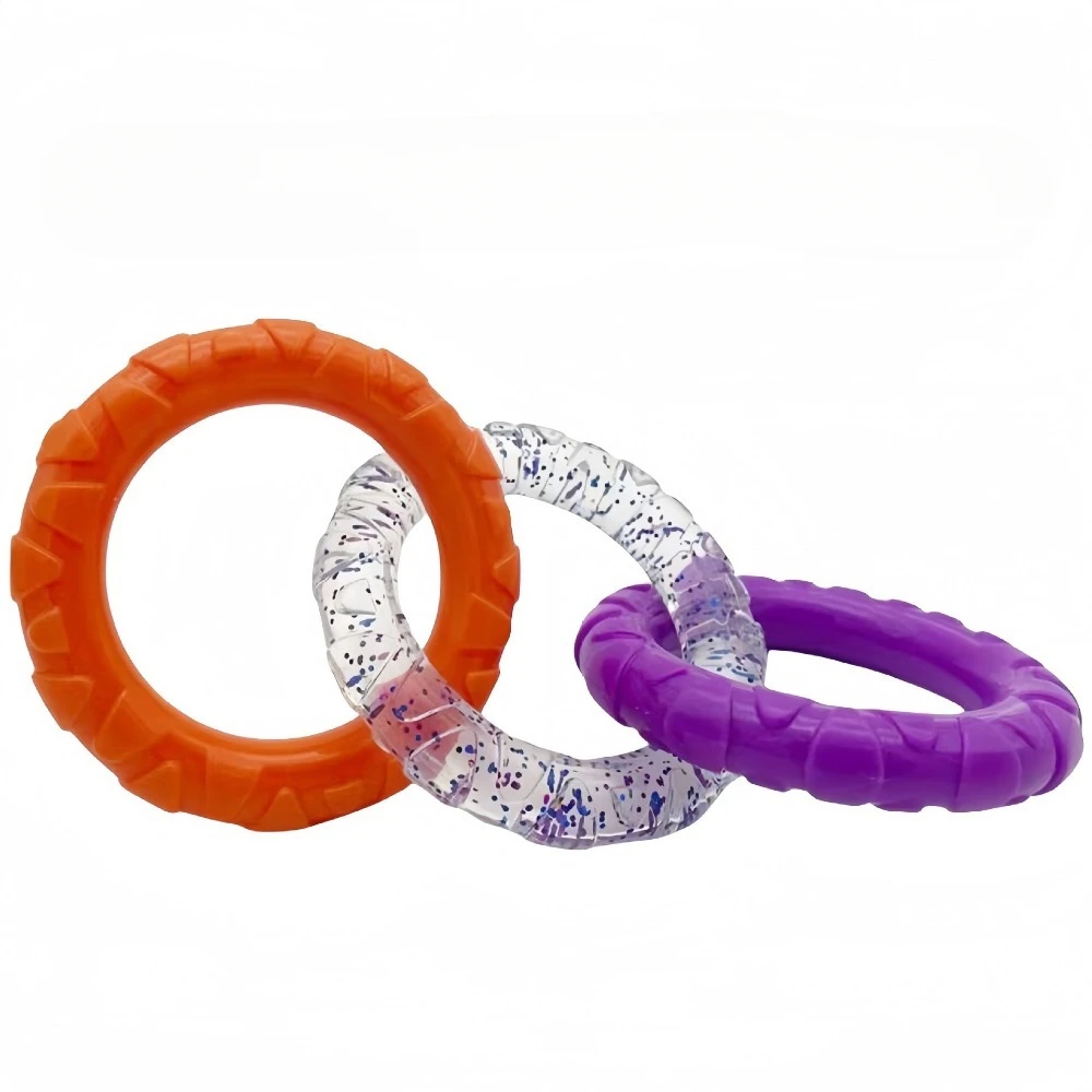 Hundehohles Ballspielzeug, Gummi-Kauspielzeug für Hunde, Reinigung der Zähne, Backenzahn, bissfestes Spielzeug mit Glocke, Welpen-Trainingsspiel – Detail 37