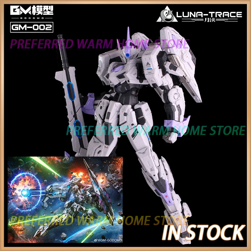 

В наличии GM-GODOMO GM002 LUNA-TRACE YueDu — сборная подвижная модель игрушки, масштаб 1/72, пластиковая модель, НОВАЯ ЭРА научно-фантастических меха