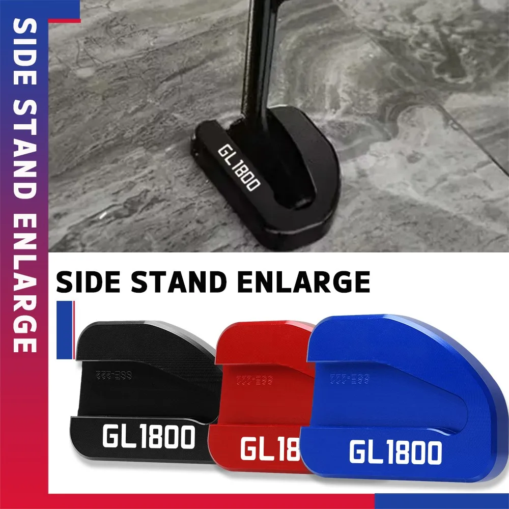 

goldwing gl1800 Motorcycle Accessories Side Stand Enlarger Pad Kickstand Extension Plate For HONDA Gold Wing GL 1800 2002-2017