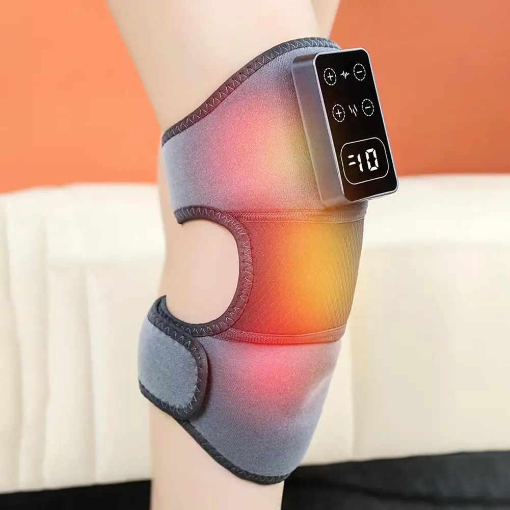 

Cordless Thermal Knee Massager Knee Elbow Heating Massage Relax Vibration Pad Muscle Care Knee Modes Arthritis Brace Suppor B1A8