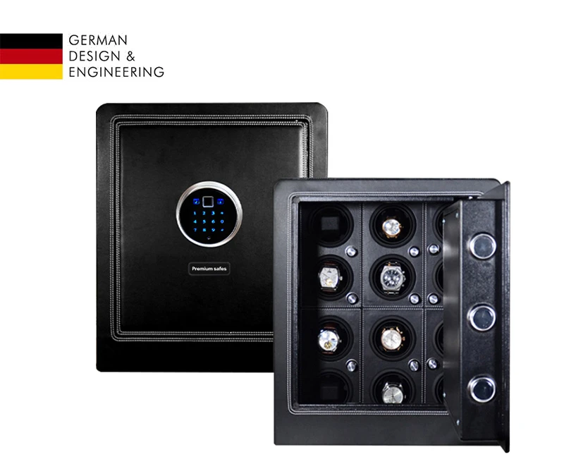 Watch Winder Safe Luxury Steel storage box 6/9 Watch and Jewelry Storage Cabinet Famous Watch Collection Cabinet