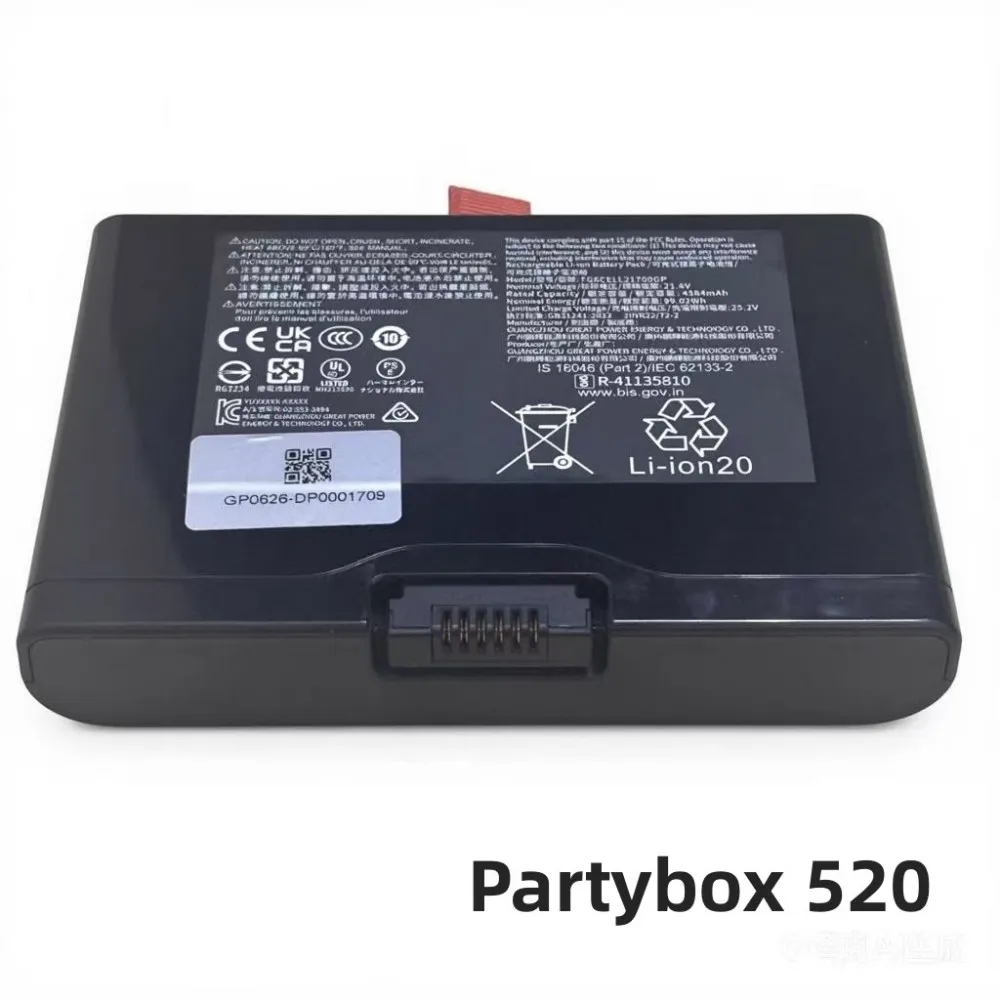100% الأصلي 4584mAh 21.6V ل JBL FG6CELL21700GP BOOMBOX 4 Partybox 520 720 سمّاعات بلوتوث بطارية قابلة للشحن #4