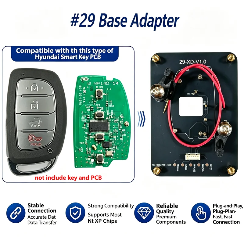 NXP Killer Remote Adapter Adding Universal Fob Control for Hyundai Sonata Tucson Santa Cruz Santa Staria Genesis Copying Device