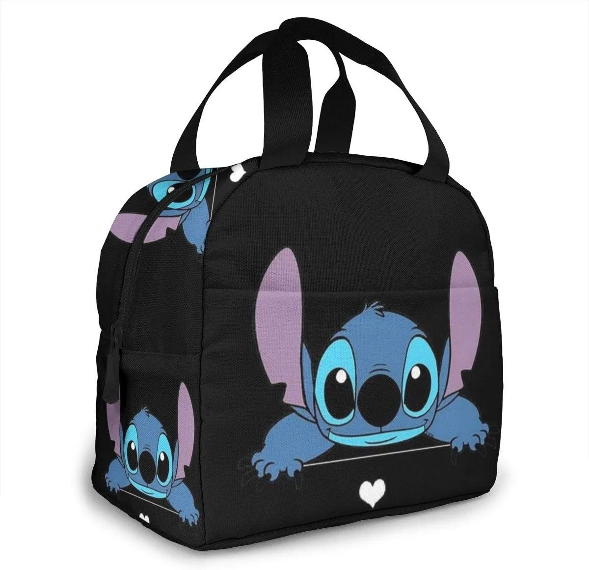 Disney Anime Lilo&Stitch Insulated Lunch Box Cartoon Stitch Waterproof Cooler Handbag Bento Bag Lunch Container Food Storage Bag