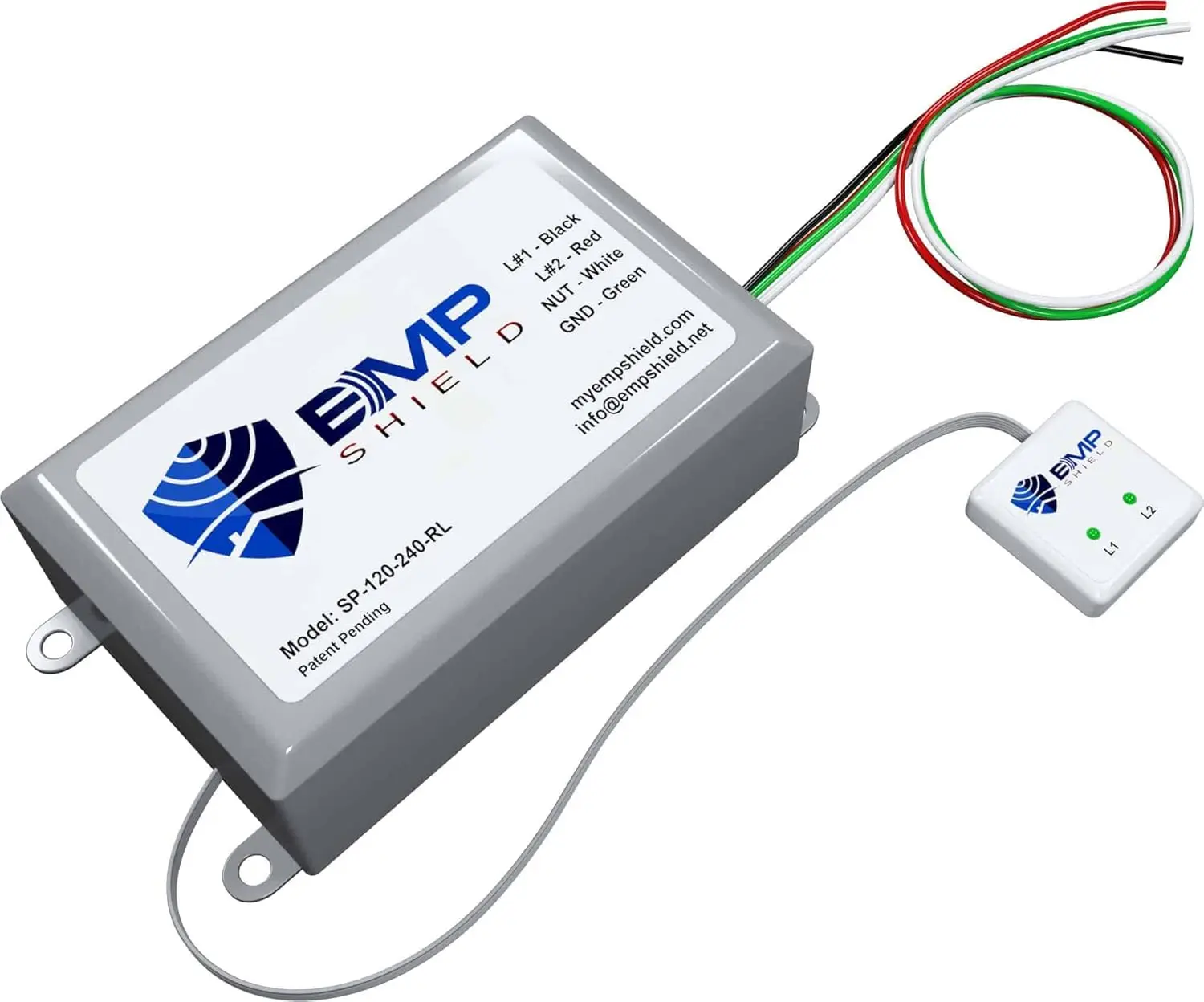 Lightning Protection + CME Defense for Flush Mounted Breaker Box (SP-120-240-RL/Concealed Model) Lightning, Solar Flare