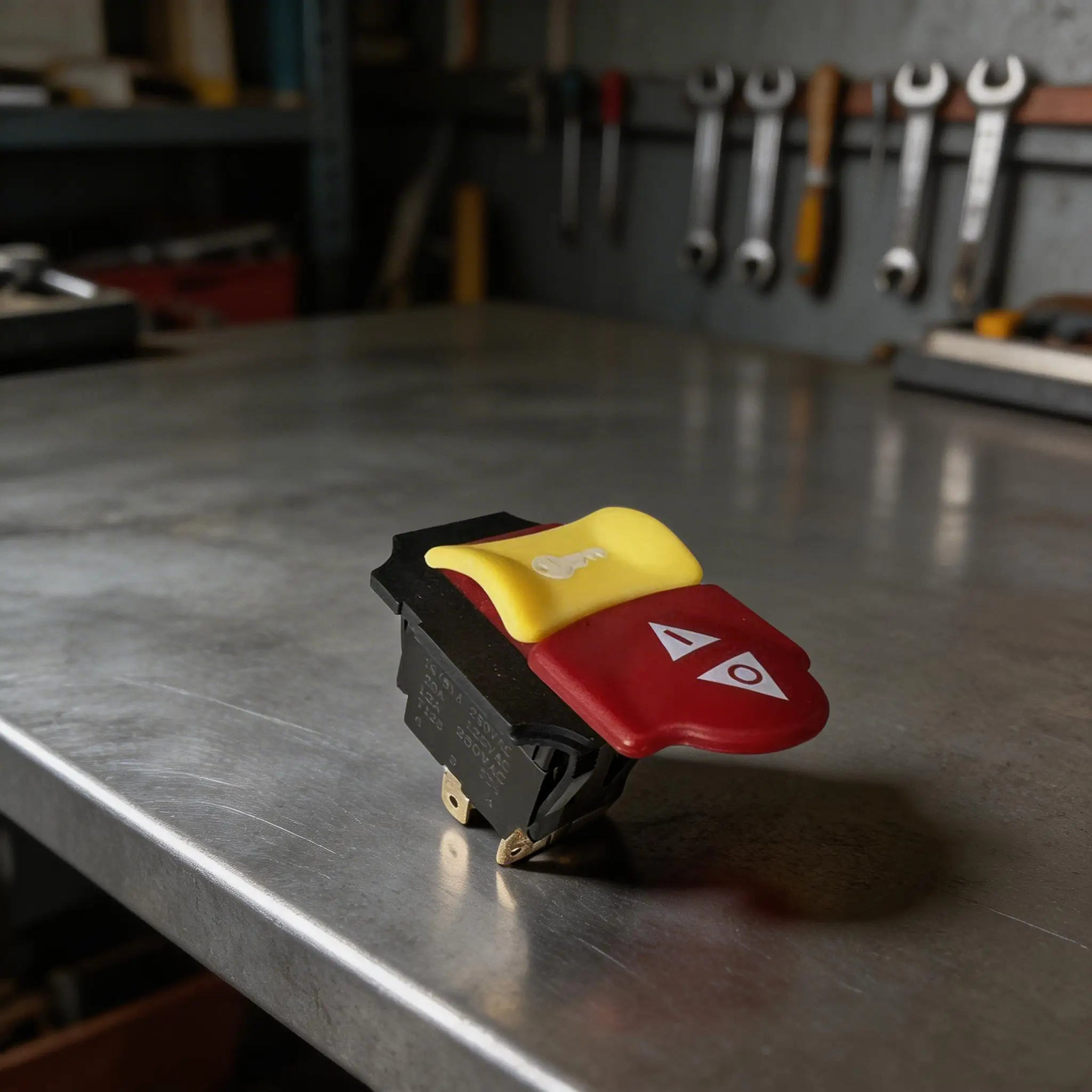 

125/250V Woodworking Machinery Electromagnetic Push Button Switch For Power Tools Ship Type Rocker Switches