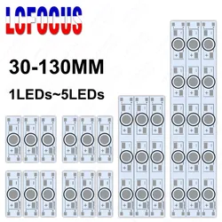 10pcs LED Aluminum Base Plate 30mm 80mm 130mm Strip PCB Circuit Board Heatsink Radiator For 1W 3W 5W 10W 50W 100W Light Beads