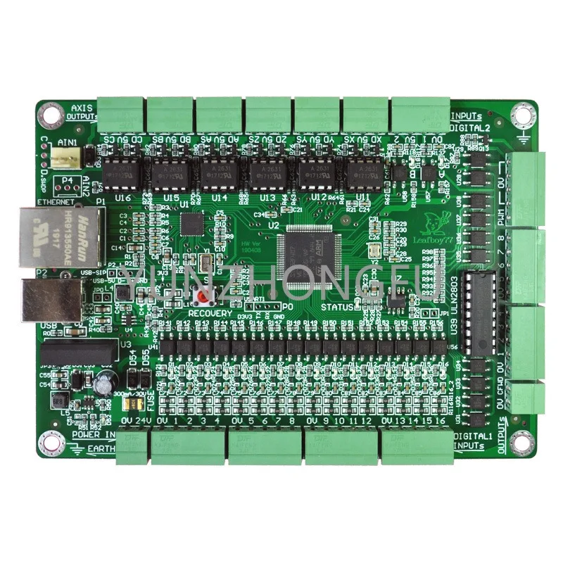 Ethernet (EDG381 )MACH3 CNC network control board Engraving machine 6-axis Ethernet port Motion control card USB