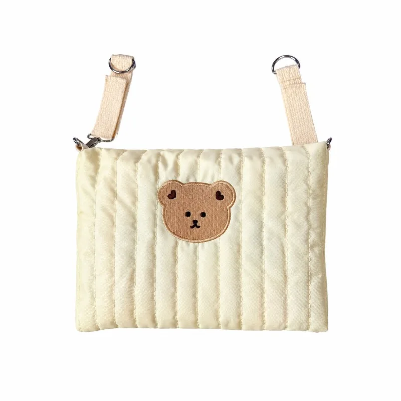 Niedliche Baby-Kinderwagentaschen mit Cartoon-Bären-Motiv, Organizer für Mama, zum Aufhängen von Babyartikeln, multifunktionale Wickeltaschen, Kosmetiktaschen – Detail 1