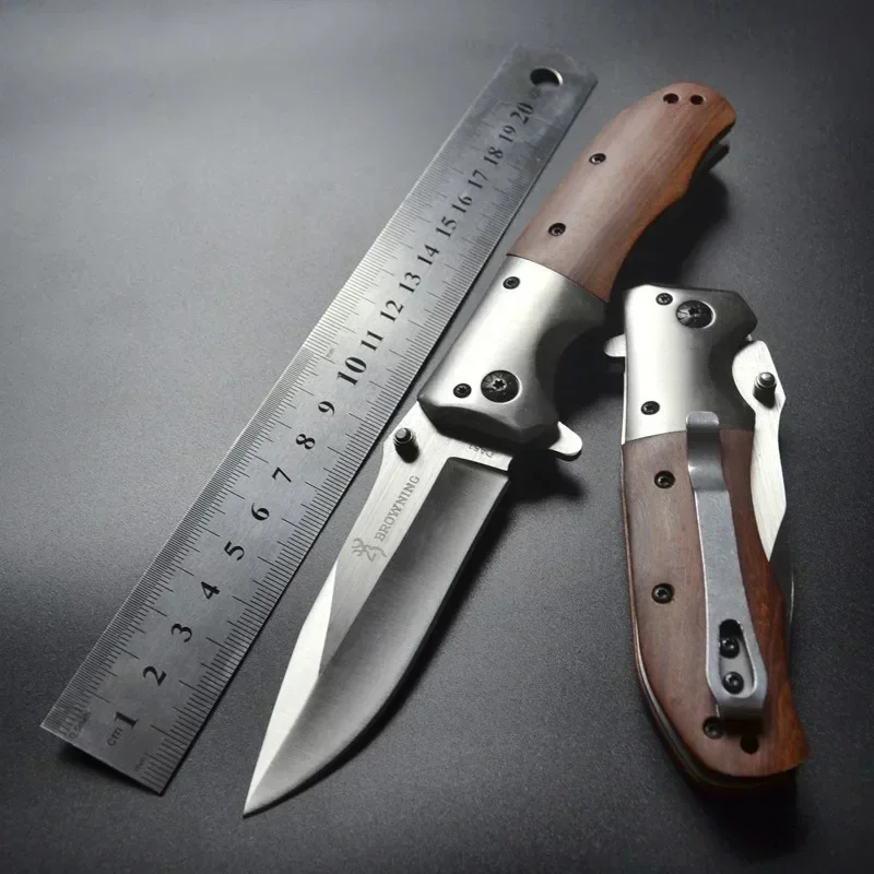 DA51 Steel Folding Pocket Knife for Men High Hardness Self Defense Military Tactical Outdoor Survival Pocket Knives for Hunting