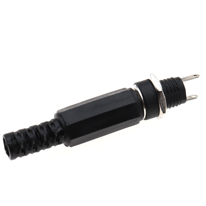 10 buah 5 pasang DC konektor daya Pin 2.1x5.5mm steker betina Jack + colokan jantan Jack soket adaptor DC-022B