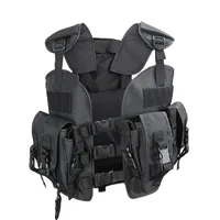 Seal Tactical Vest Camouflage Combat Vest Airsoft Paintball Body Armor For Hunting War Game Airsoft Outdoor Sport With Water Bag
