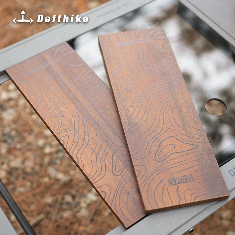 defthike-igt-05ユニット木製テーブルトップ2個入りポータブルキャンプigtテーブルユニット木製デスクトップ屋外キャンプギア用