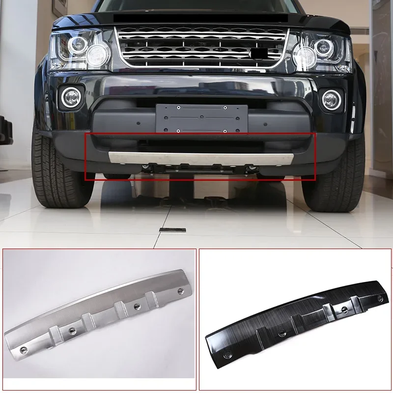 

For Land Rover Discovery 4 LR4 2014-2017 Car-styling 304 Stainless Front Bumper Sill Plate Protector Cover Trim Stickers 1pc