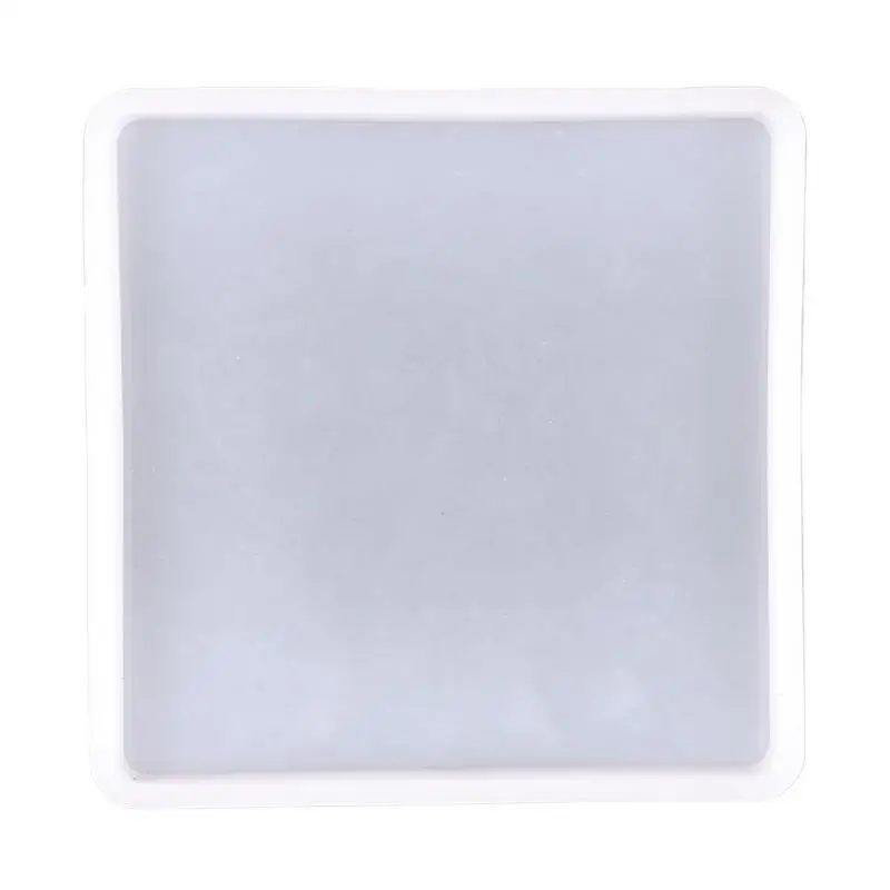 

A52E Roud/Квадратная силиконовая простая форма для изготовления коврика для чашки, специальные поделки для гостиной