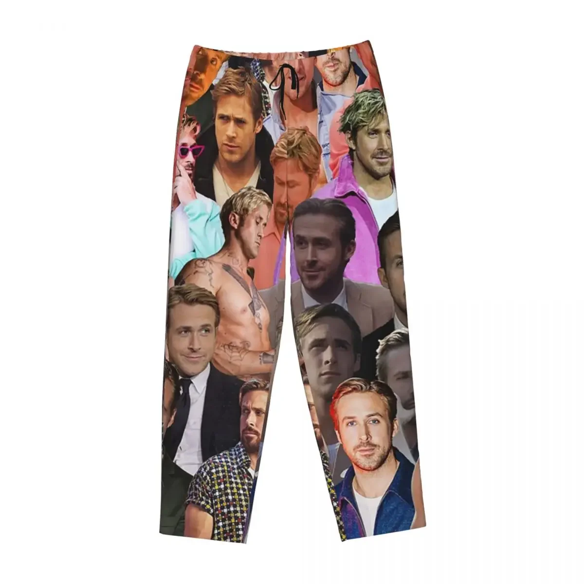 

Custom Ryan Gosling Photo Collage Women Pajama Pants Lounge Sleep Sleepwear Bottoms with Pockets