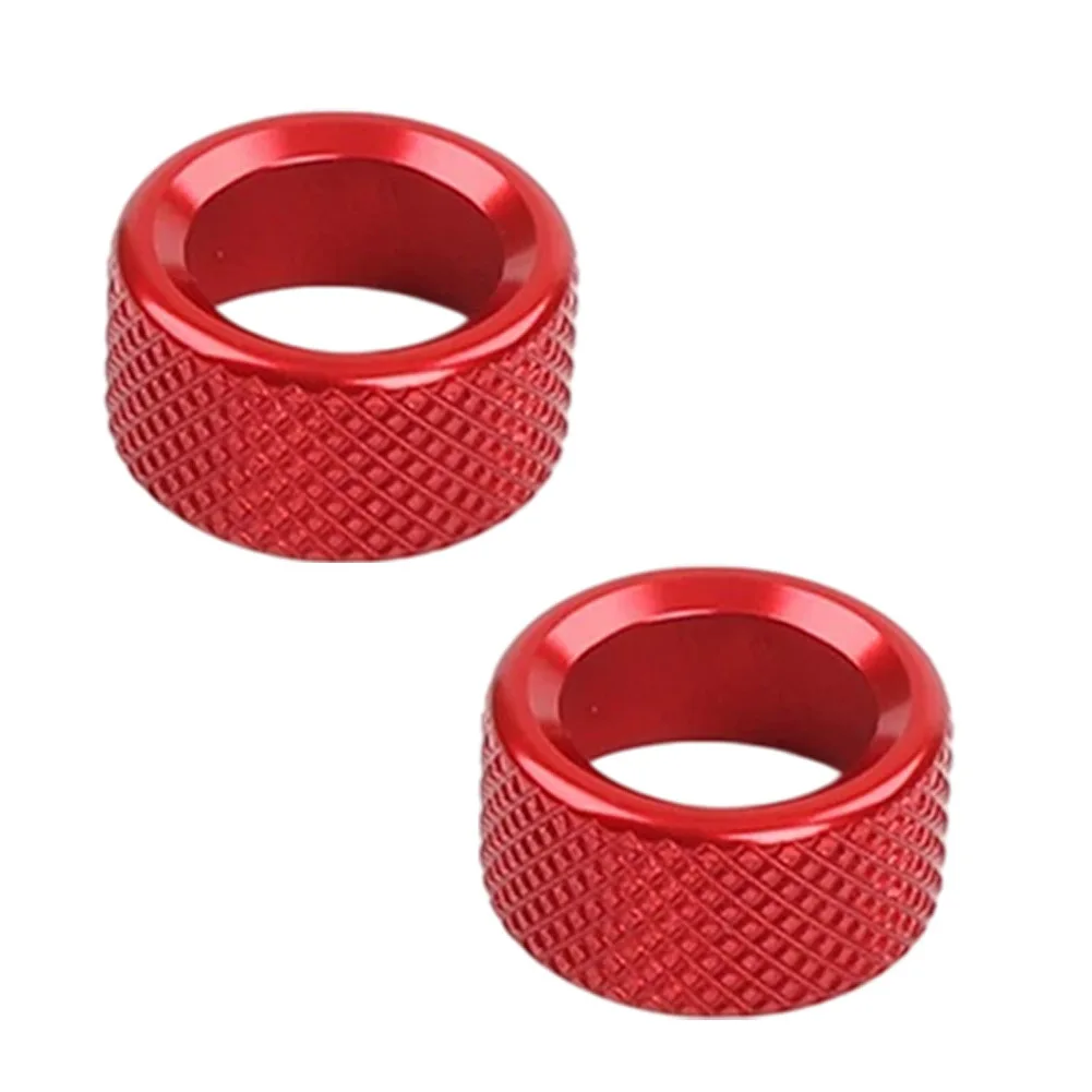 Car Interior Decoration Volume Knob Cover Car for Audio Volume Control Wear-resistant Finish Covers Existing Scratches