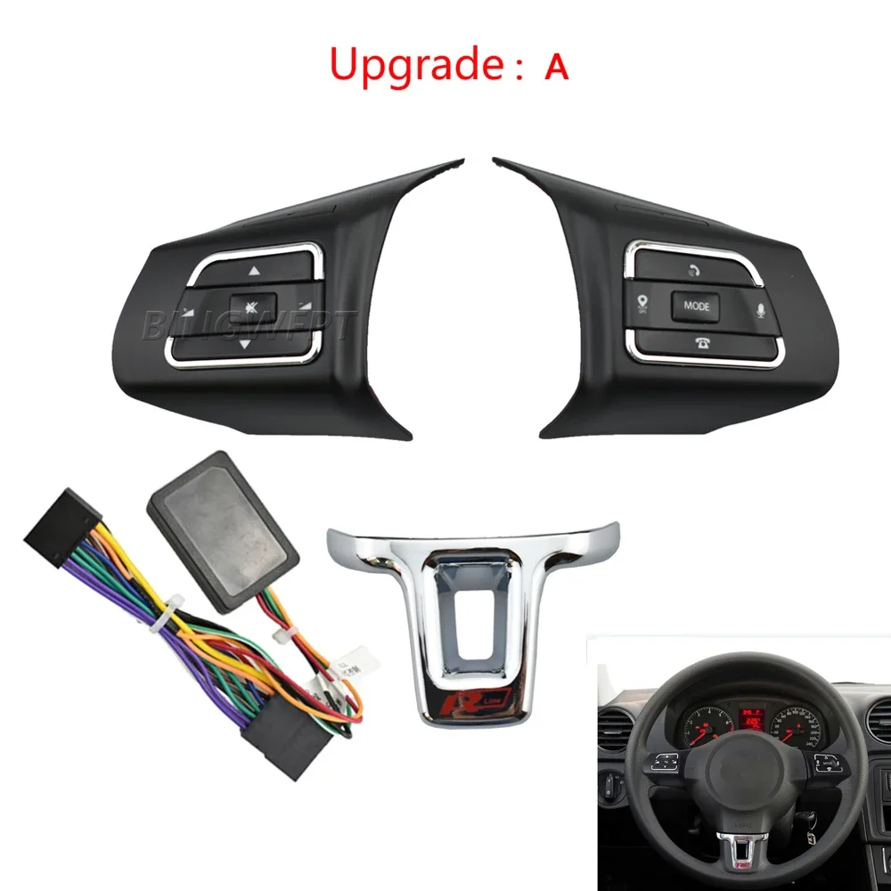 Steering Wheel Remote Wireless Control Button For VW Jetta Golf Polo Passat Bora Multi-function Controller Switch Hubs Universal