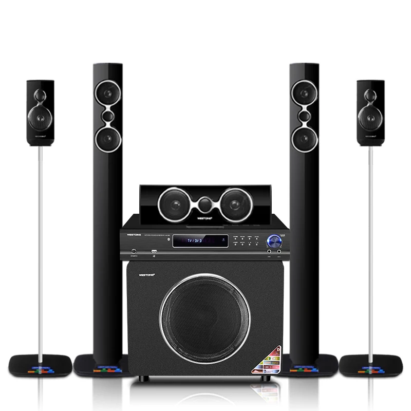 System kina domowego 5.1 Surround, zestaw do salonu, audio do telewizora, pionowa kolumna muzyczna, głośnik dźwiękowy, wzmacniacz, kombinacja.