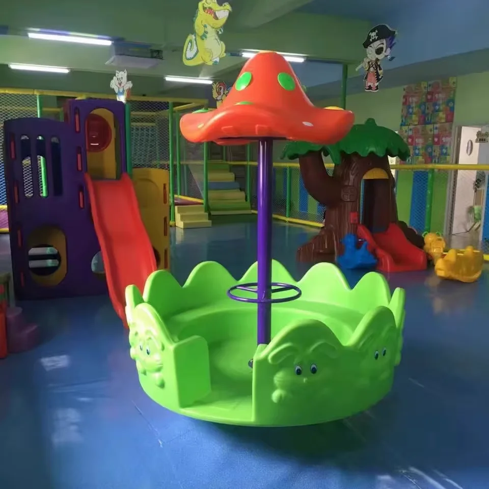 Kids Outdoor Merry Go Round - Dziecięce, plastikowe, zabawne krzesło obrotowe do