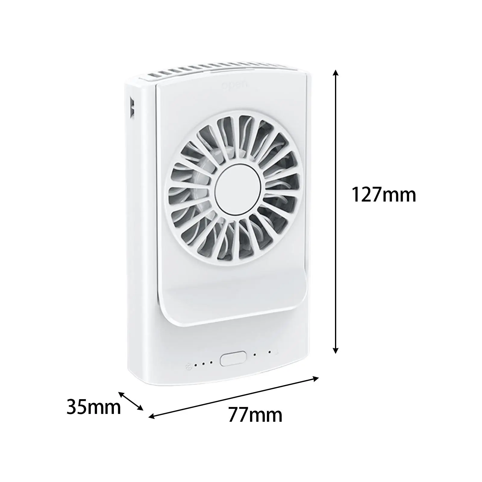 Portátil Mini Ventilador de Refrigeração, Pescoço Pendurado Ventilador, Baixo Ruído, Pessoal, Baixo Ruído, Pescoço, Casa, Interior, Ao Ar Livre, Clipe