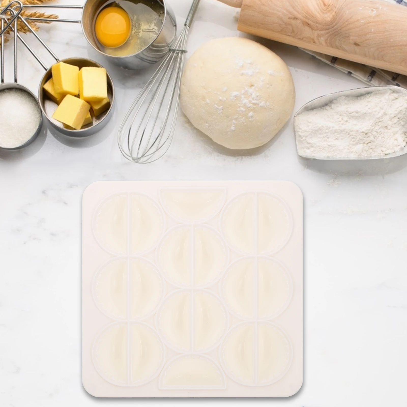 

Dumpling Mold Set Plastic Manual Press Tool For Wrappers Crimping Design Sealed Dough Kitchen Gadgets Baking Tools