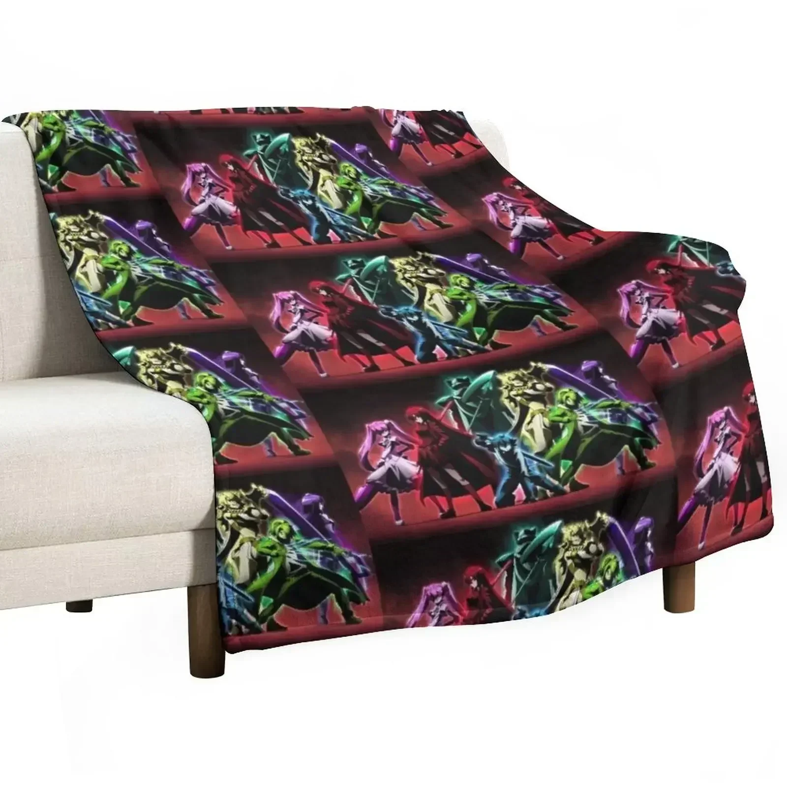 Anime Akame ga Kill Throw Blanket Decorative Throw Decoratives For Decorative Sofa Blankets