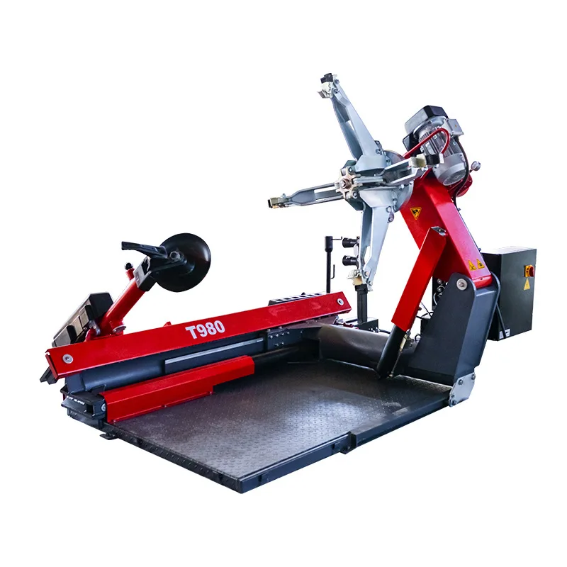 T980 automatic tire disassembly and assembly machine, large mining construction machinery 14-46 inch tire pick machine