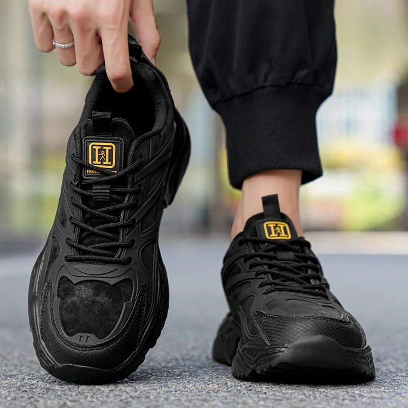 Autumn New Model Mesh Sports Running Shoes, Lightweight, Breathable, Fashionable and Versatile Thick-soled Dad Shoes Size 39-46