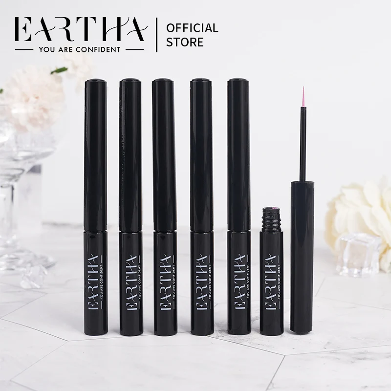 EARTHA Waterproof Eyeliner Long Lasting 24H easy to wear 6 COLOUR