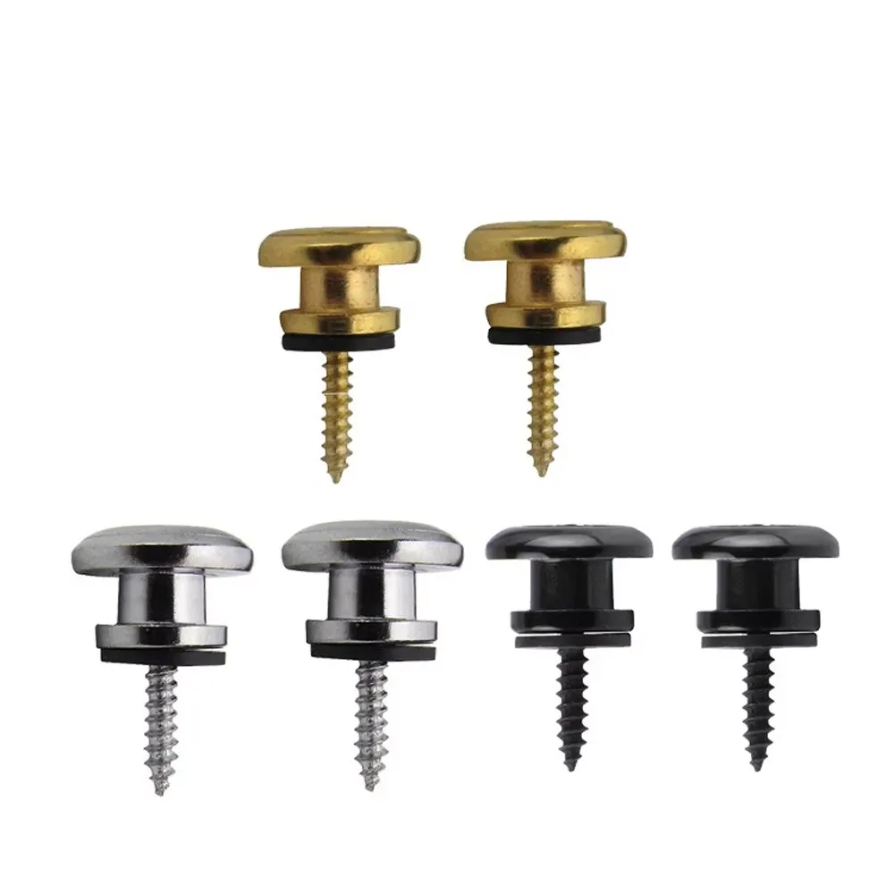 보울 컷 기타 스트랩 버클 베이스 스트랩, 단추 포크 음악 나무 기타 스트랩, 네일 진 네일, 일렉트릭 기타 테일 네일