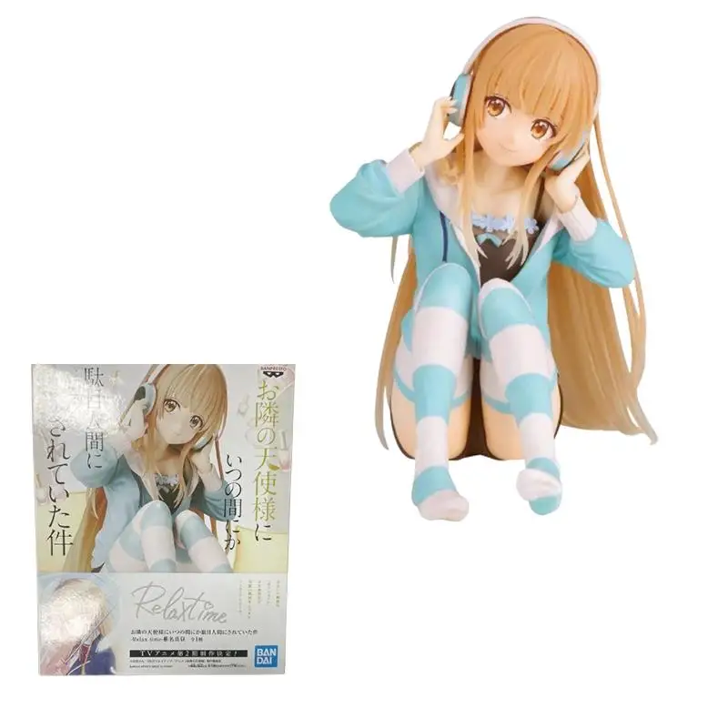 BANDAI Banpresto Relax Time The Angel Next Door Spoils Me Rotten -Relax Time- Shiina Mahiru PVC Action Figure Collection Model