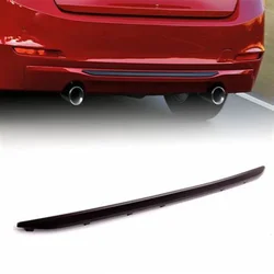 Rear Bumper Center Chrome/ Black Strip Trim Moulding For BMW F30 F31 F35 316d 316i 316Li
