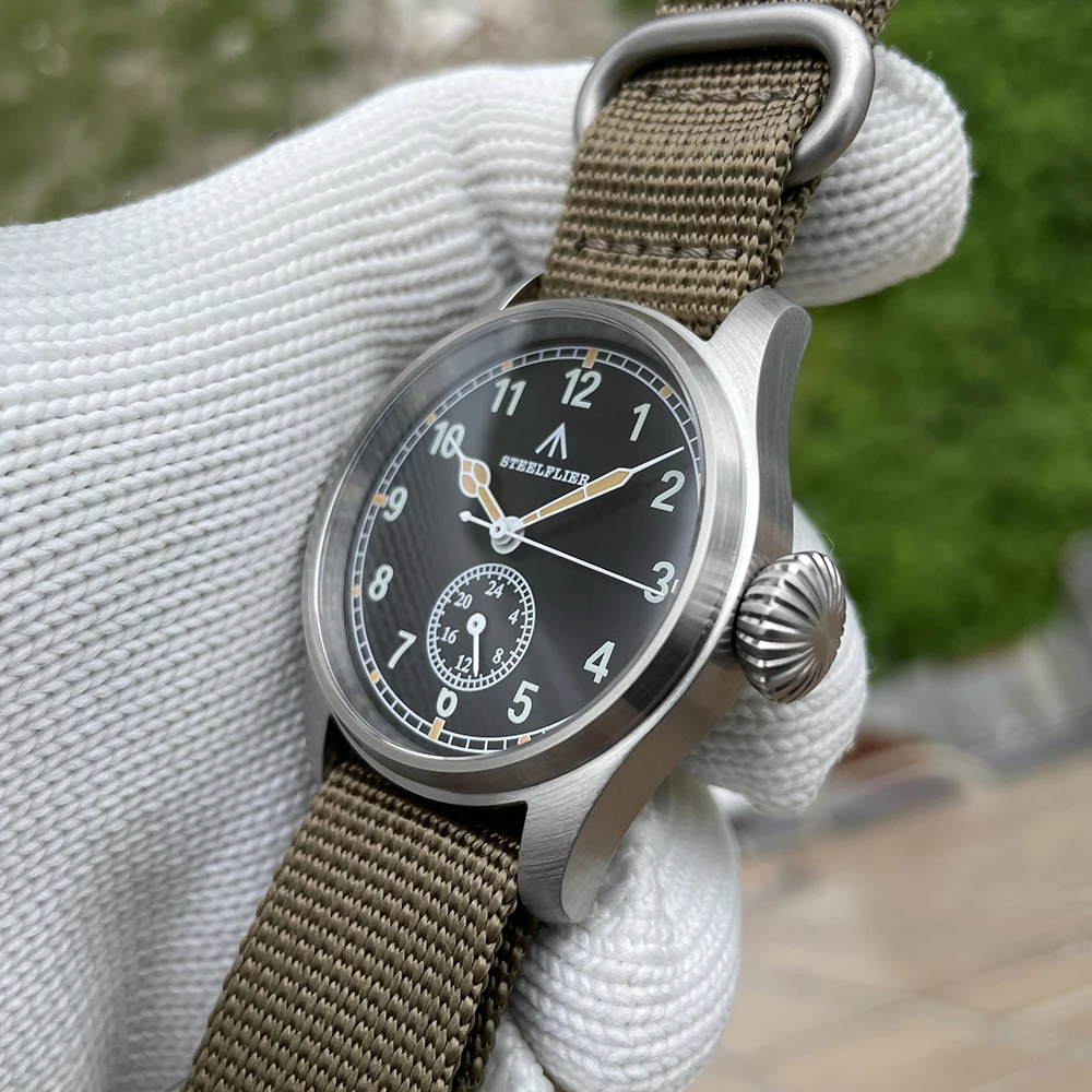 STEELFLIER Offizielle SF746 Luxus-Quarz-Armbanduhr Swiss Luminous VH60 Mute-Uhrwerk 20Bar wasserdichte Multi-Zeitzonen-Uhren – Detail 37