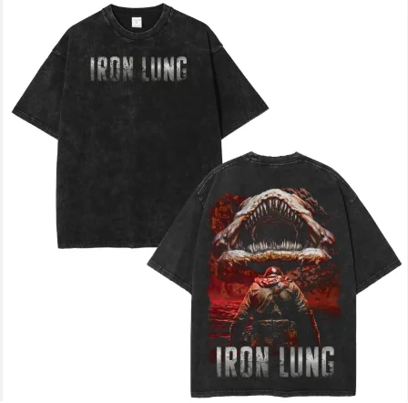 Iron Lung Washed T-shirt 2026 New Model personality Clothes shirt Year round clothing Washed Vintage Loose hot product Classic