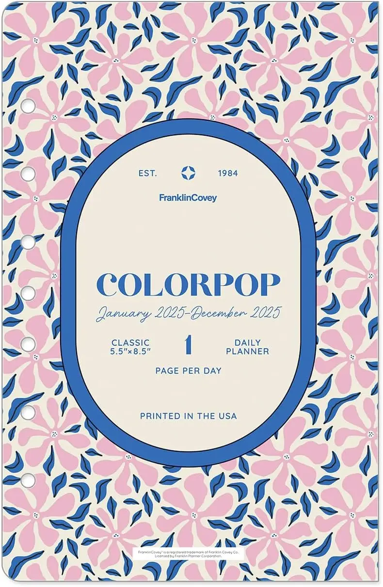 

ColorPop Planner Refill One Page Per Day Ring-Bound Classic Jan-Dec 2026